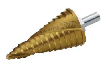 トップ工業 丸軸 スパイラルステップドリル (ESD-SG)(18V対応)